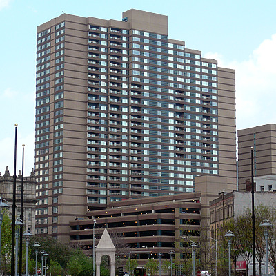 Millender Center Apartments by Nate Lindsey
