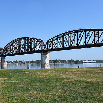 Big Four Bridge by John W. Cahill