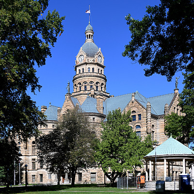Trumbull County Courthouse by John W. Cahill