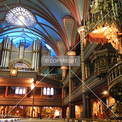 Basilique Notre-Dame-de-Montréal by Florian Barbier