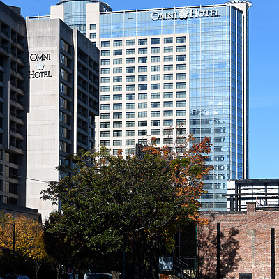Omni Hotel CNN Center North Tower by John W. Cahill