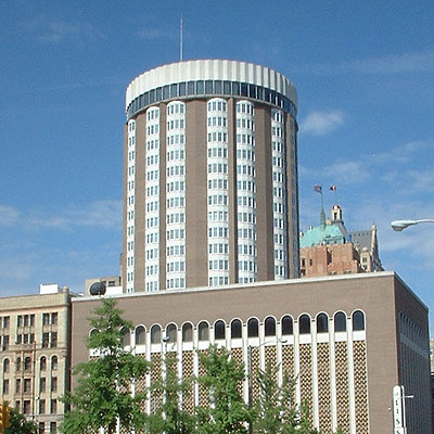 The Pfister Hotel Tower by James Peacock