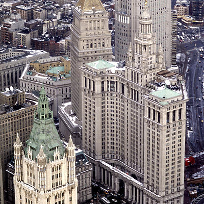 Manhattan Municipal Building by John Cahill