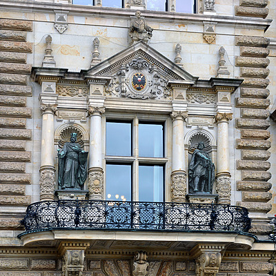 Hamburg City Hall by John W. Cahill