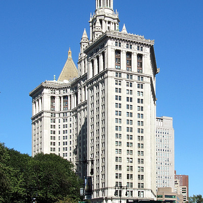 Manhattan Municipal Building by John Cahill