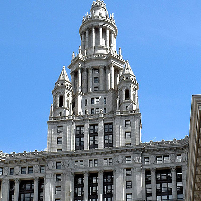 Manhattan Municipal Building by John Cahill