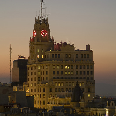 Telefonica Building by Cesar Serrano