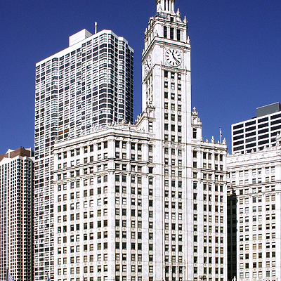 Wrigley Building by Daniel Kieckhefer