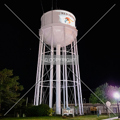 Red Pride Water Tower by Ryan Hildebrand
