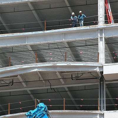 Tower at Convention Center Court by Jim Schwartz