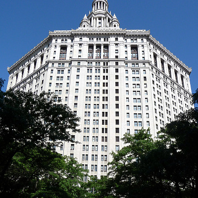 Manhattan Municipal Building by Nate Lindsey