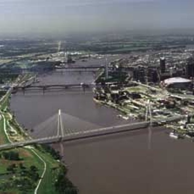 Stan Musial Veterans Memorial Bridge by Missouri Department of Transportation