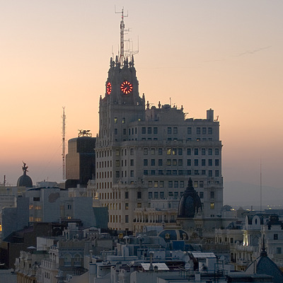 Telefonica Building by Cesar Serrano
