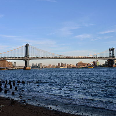 Manhattan Bridge by John W. Cahill