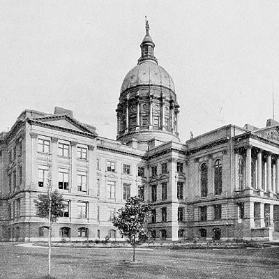Georgia State Capitol by United States Public Domain/ Handbook of the city of Atlanta