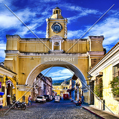 Arch of Santa Catalina by Jorge Molina