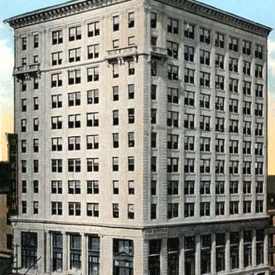 Time and Temperature Building by The Eastern News Co.