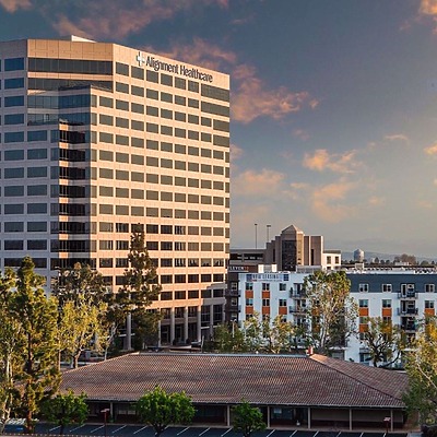Orange Executive Tower by Google