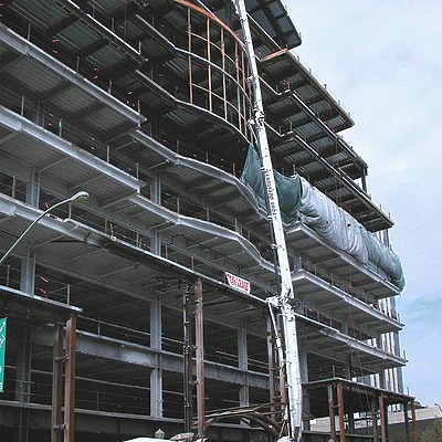 Tower at Convention Center Court by Jim Schwartz
