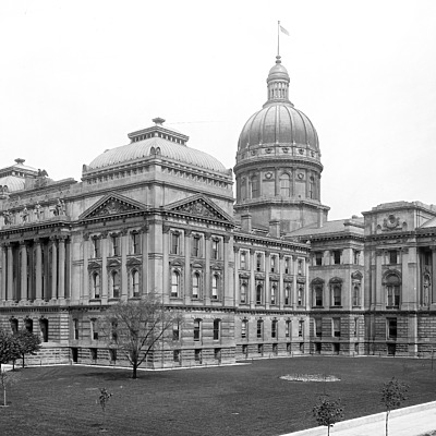 Indiana State House by Library of Congress, Prints and Photographs Division, Detroit Publishing Company