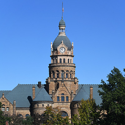 Trumbull County Courthouse by John W. Cahill