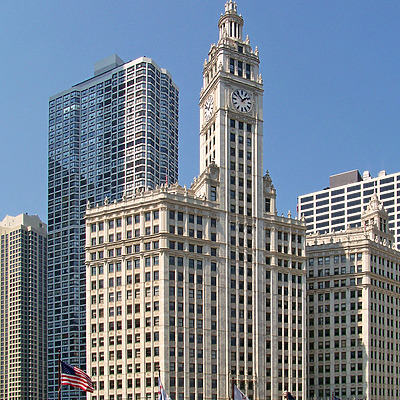 Wrigley Building by Ryan Hildebrand