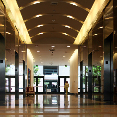 Tower at Convention Center Court by Jim Schwartz
