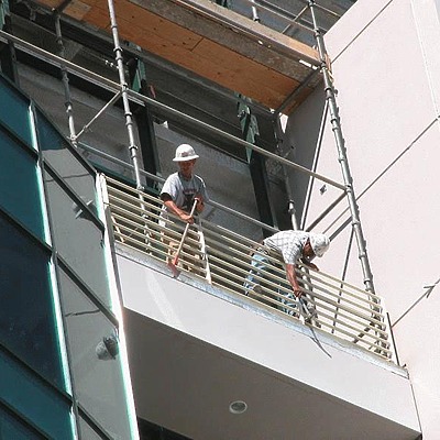 Tower at Convention Center Court by Jim Schwartz