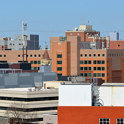 UMDNJ-Robert Wood Johnson Clinical Academic Building by John W. Cahill