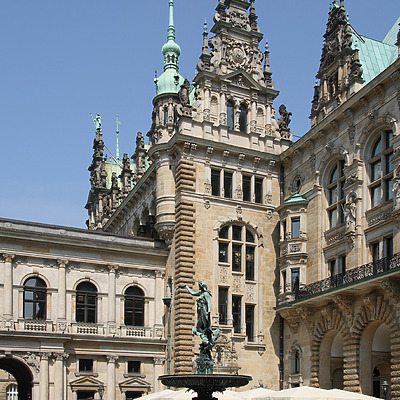 Hamburg City Hall by Michiel van Dijk