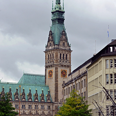 Hamburg City Hall by John W. Cahill