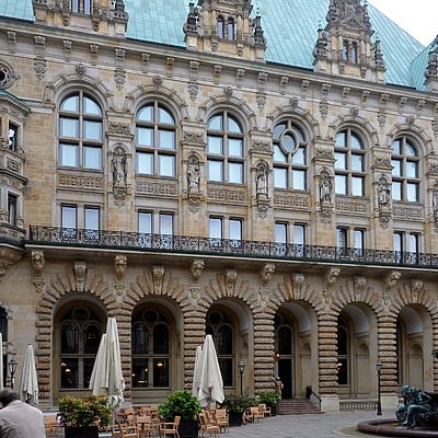 Hamburg City Hall by John W. Cahill