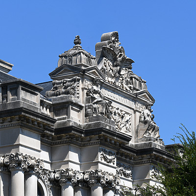 Old Vanderburgh County Courthouse by John W. Cahill