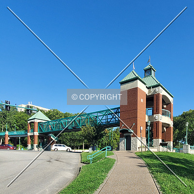 Cumberland RiverWalk Pedestrian Bridge and Gateway Pavilion by Ryan Hildebrand