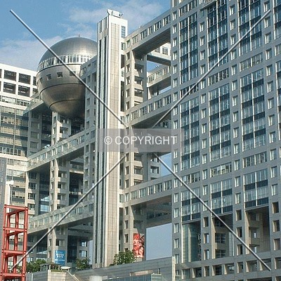 Fuji Television Head Office Building by Andrew Stewart