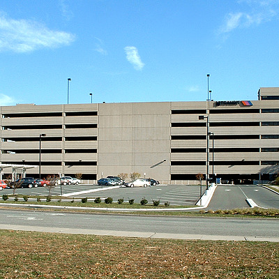 Amtrak Metropark Station Parking Garage by John Cahill