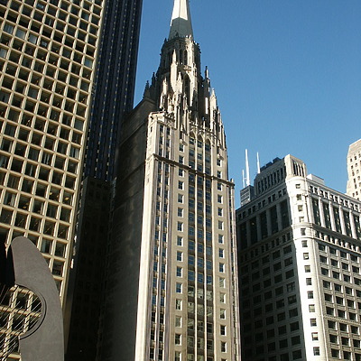 Chicago Temple Building by Daniel Kieckhefer
