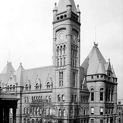 Cincinnati City Hall by Public Library of Cincinnati and Hamilton County. Genealogy & Local History Department