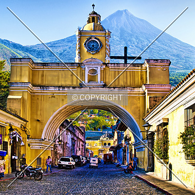Arch of Santa Catalina by Jorge Molina