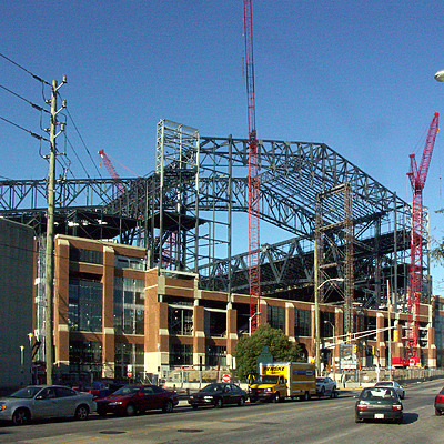 Lucas Oil Stadium by Marshall Gerometta