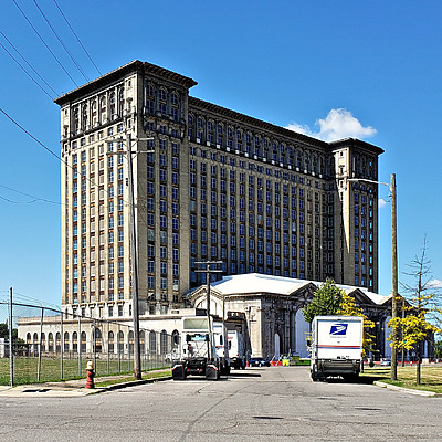 Michigan Central Station by Ryan Hildebrand