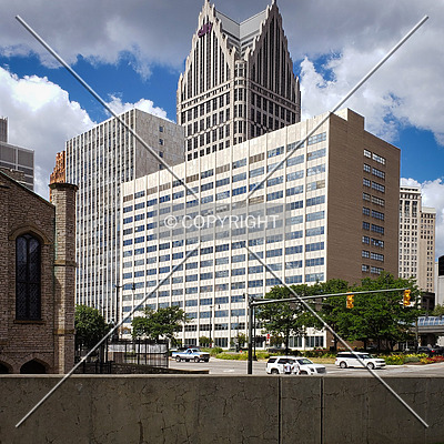 Coleman A. Young Municipal Center by Ryan Hildebrand