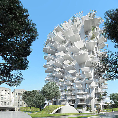 L'Arbre Blanc by Sou Fujimoto Architects / Nicolas Laisne Associés / Manal Rachdi OXO Architects
