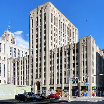 Detroit Free Press Building by Nate Lindsey