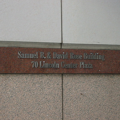Samuel B. & David Rose Building by Rick Bronson