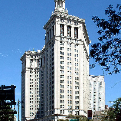 Manhattan Municipal Building by John Cahill