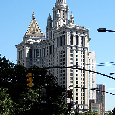 Manhattan Municipal Building by John Cahill