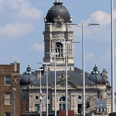 Old Vanderburgh County Courthouse by John W. Cahill