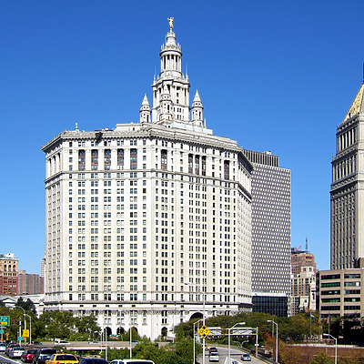Manhattan Municipal Building by John Cahill