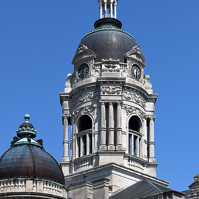 Old Vanderburgh County Courthouse by John W. Cahill